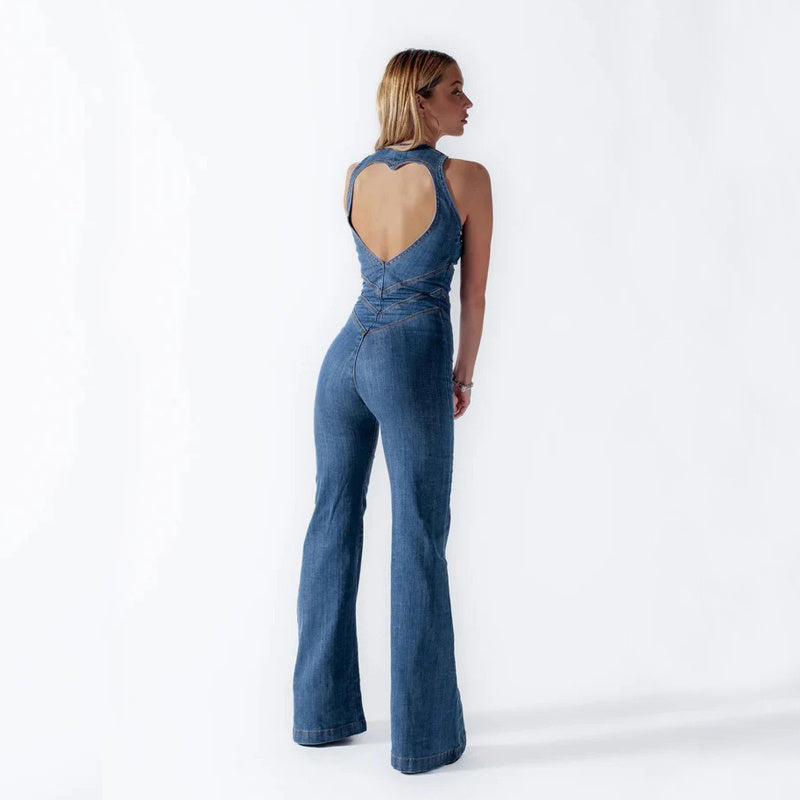 Roxy | Stijlvolle Denim Jumpsuit