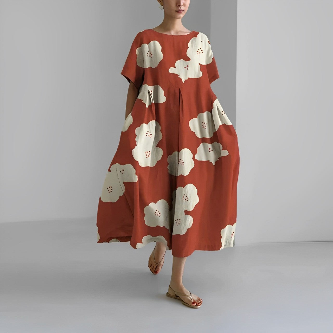 Rosa | Boho Bloemenjurk