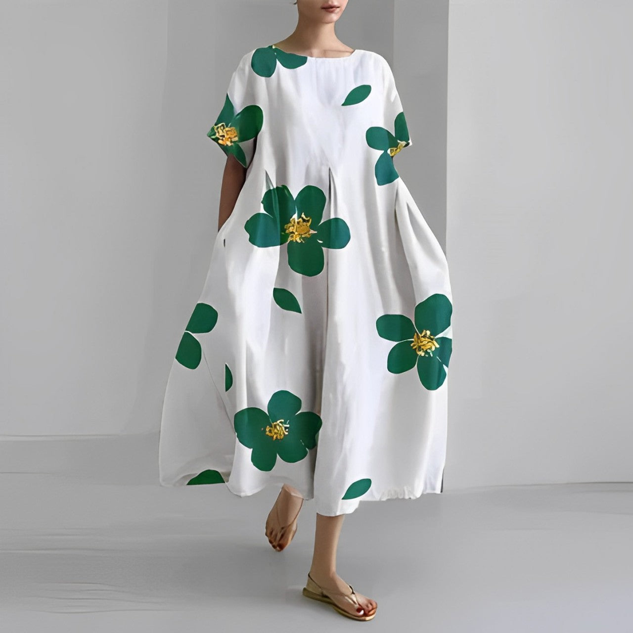 Rosa | Boho Bloemenjurk