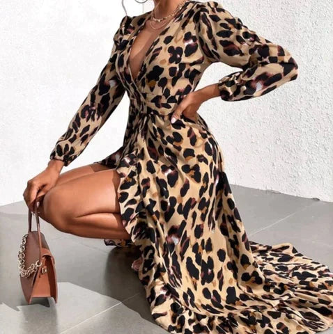 Lisandra™ - Jurk met V-hals 2024