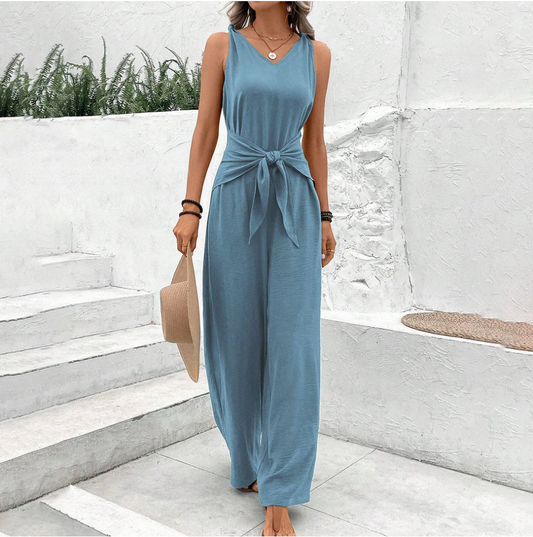 Lenna | Stylish Tie-Front Jumpsuit